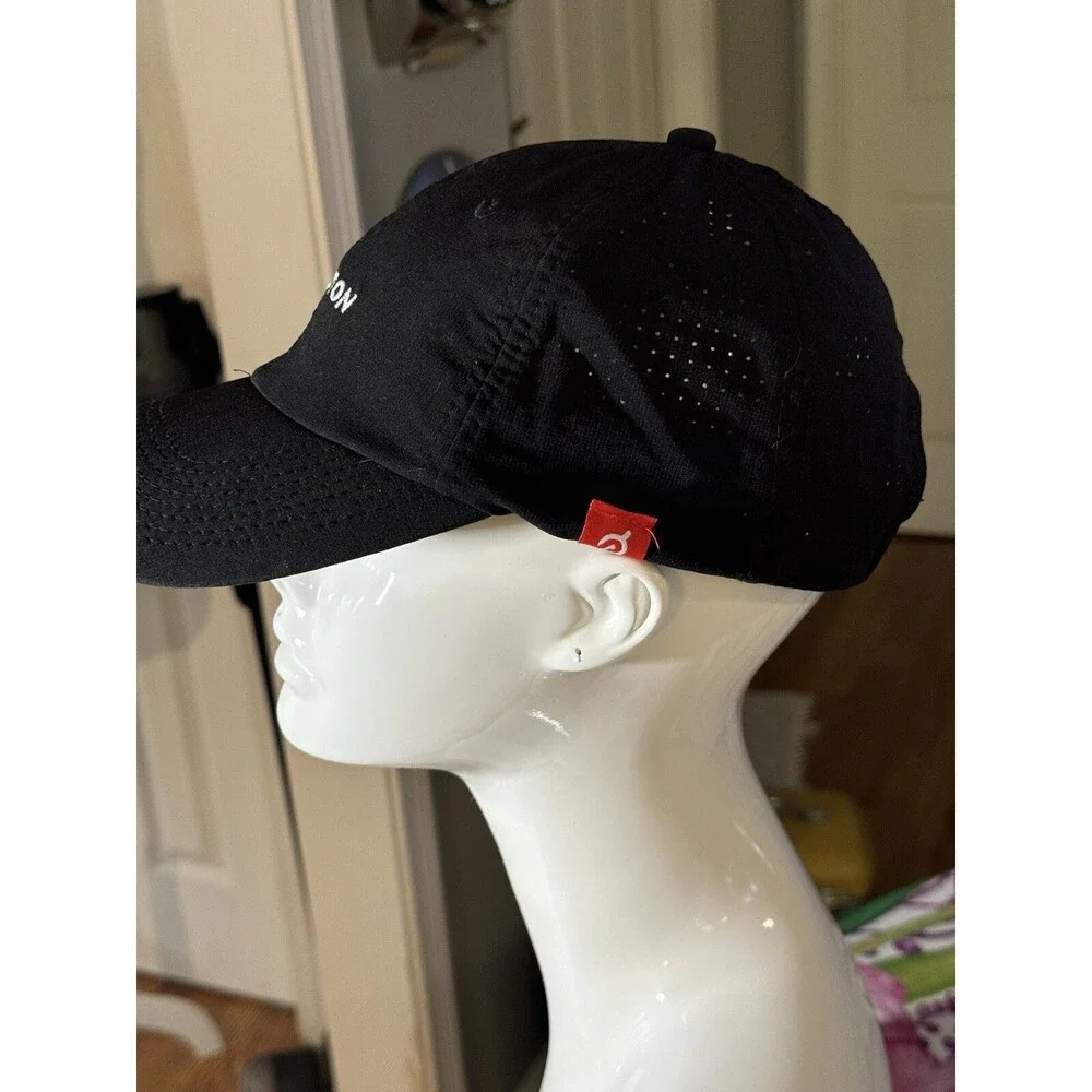 Peloton Cap Hat Unisex Black Adjustable Six Panel Cotton Breathable